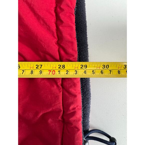 Vintage Tommy Hilfiger Mens Jacket Reversible Fleece Size Med Y2K Spell out Hood - Picture 11 of 11